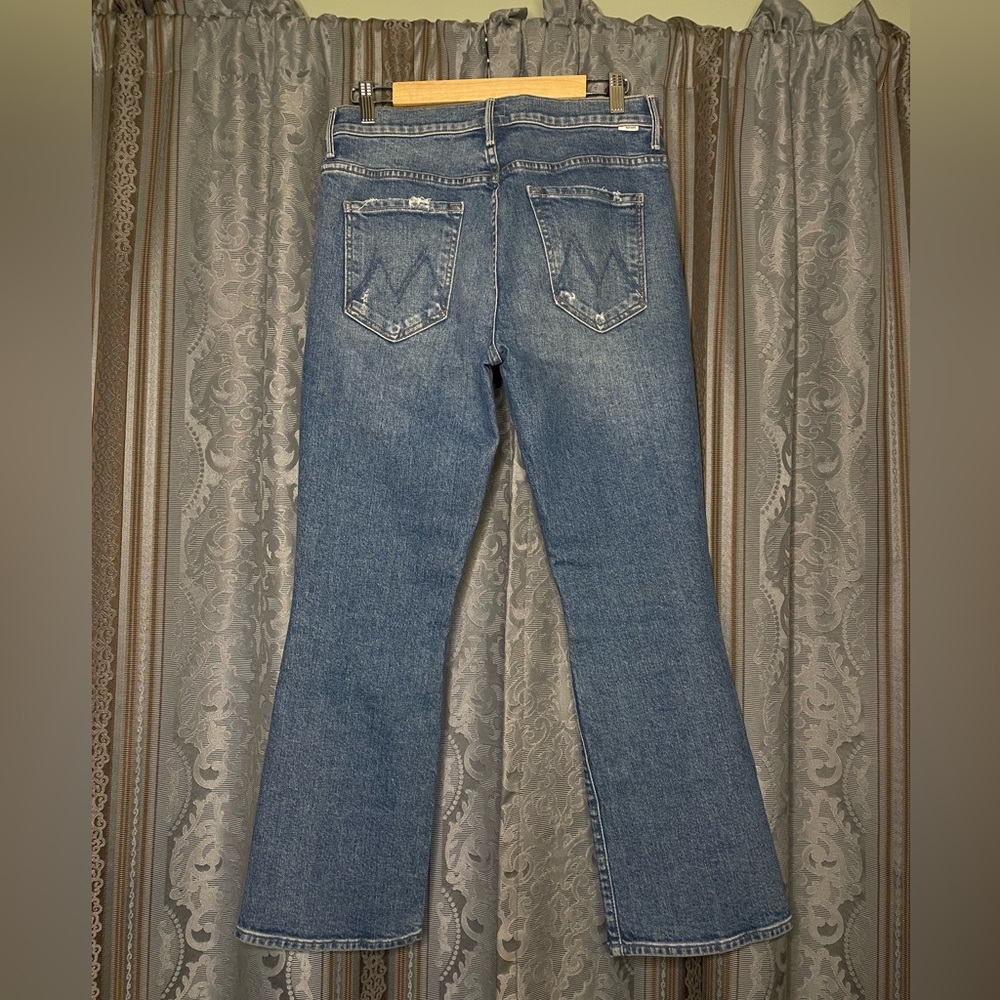 MOTHER The Insider Ankle Jeans Bloom And Doom - Picture 5 of 7